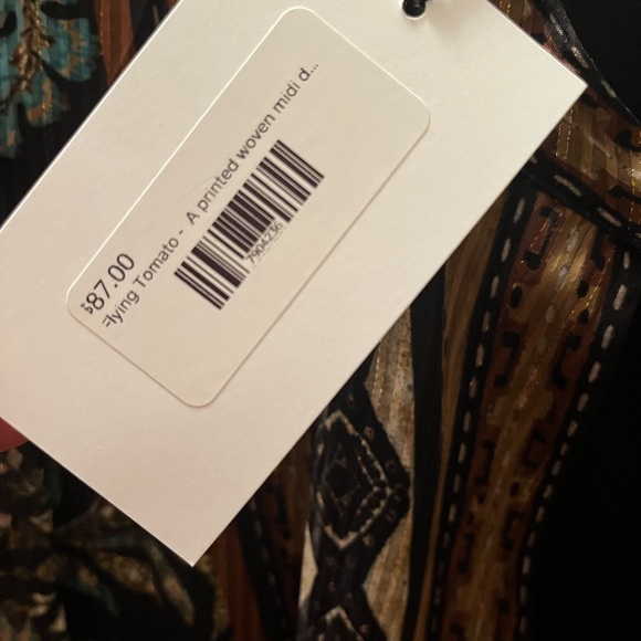 Floral Black Dress - Picture 5 of 5